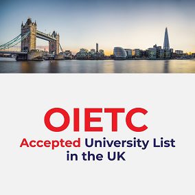 OIETC Accepted University List in the UK