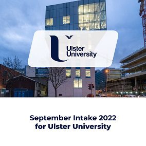 September intake for ulster university 2022