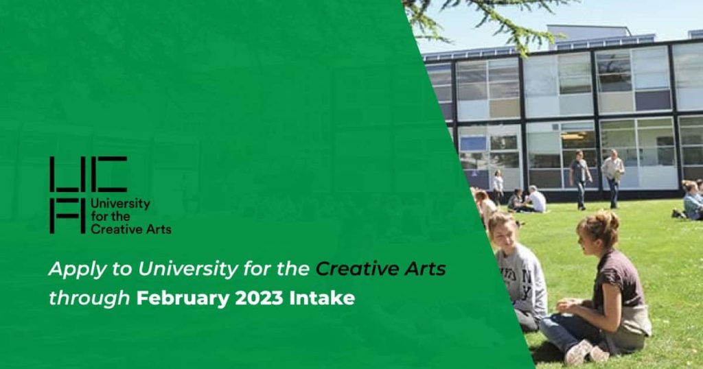Apply to University for the Creative Arts through February 2023 intake