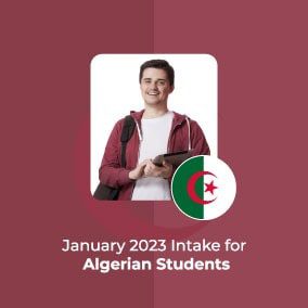 January intake 2023 for Algerian Student