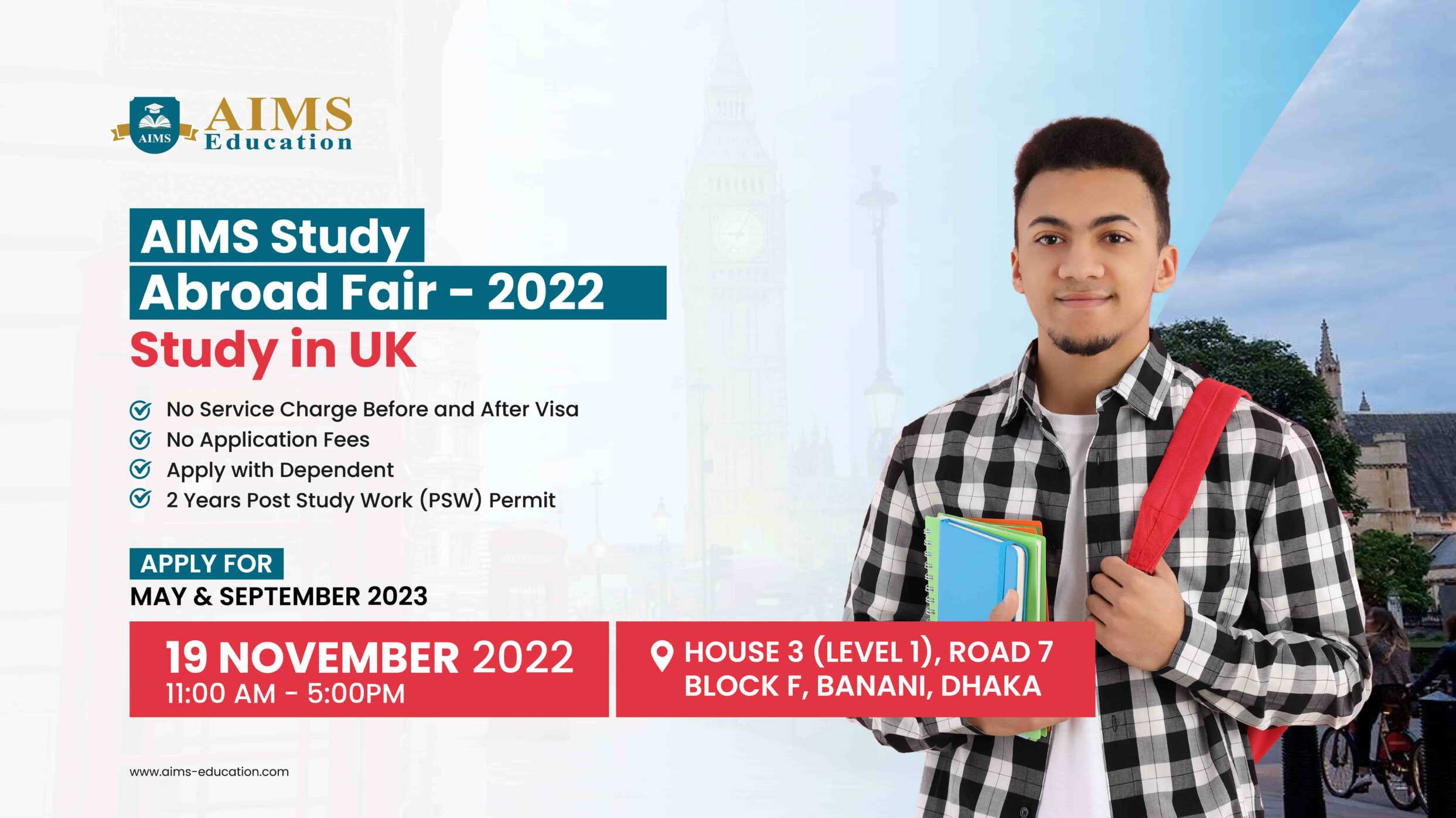 AIMS Study Abroad Fair 2022 in Dhaka
