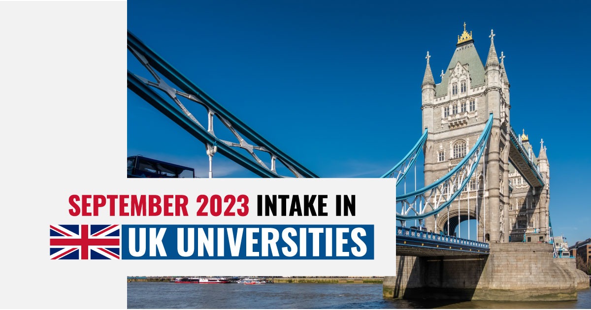 September 2023 Intake in UK Universities