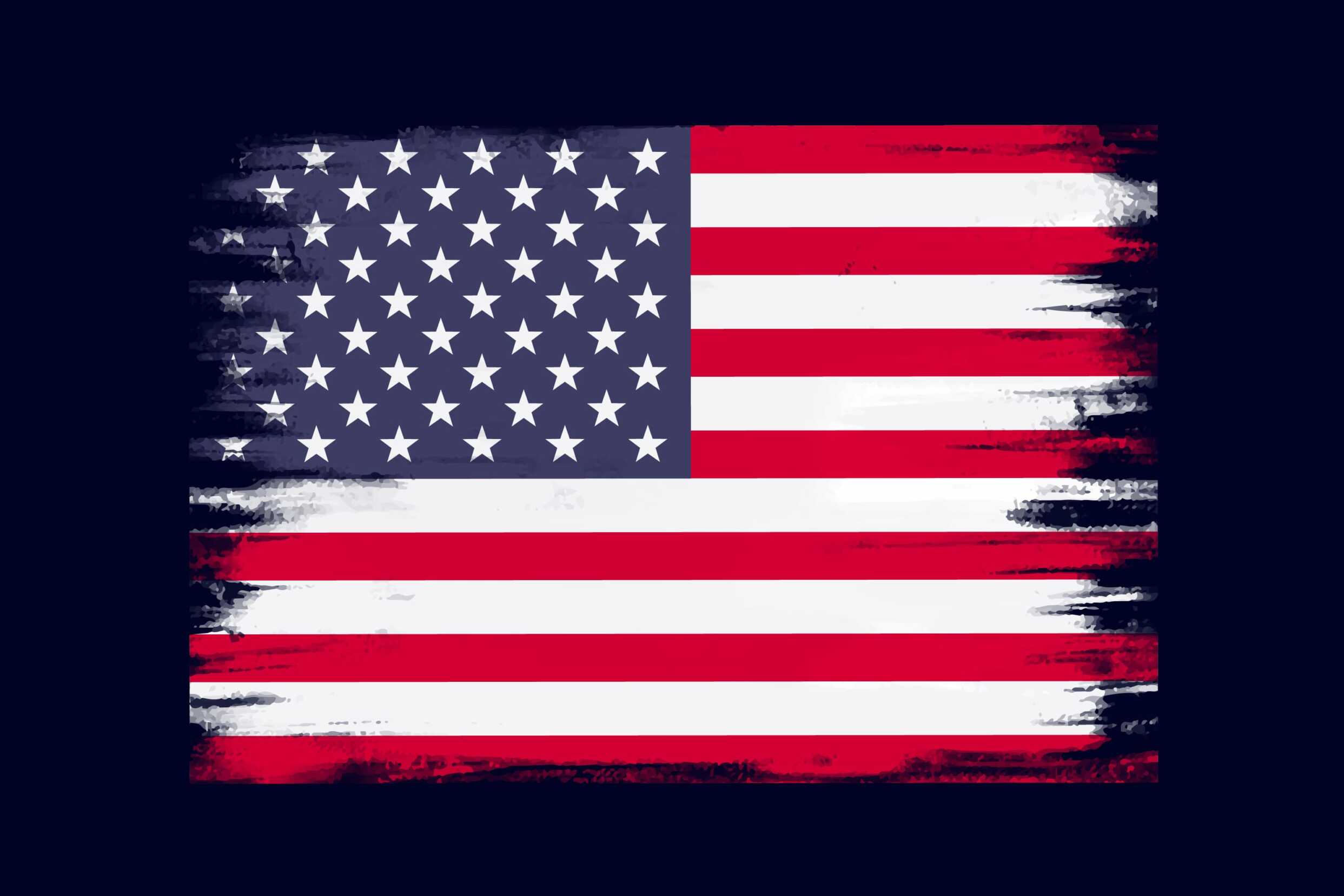 USA flags