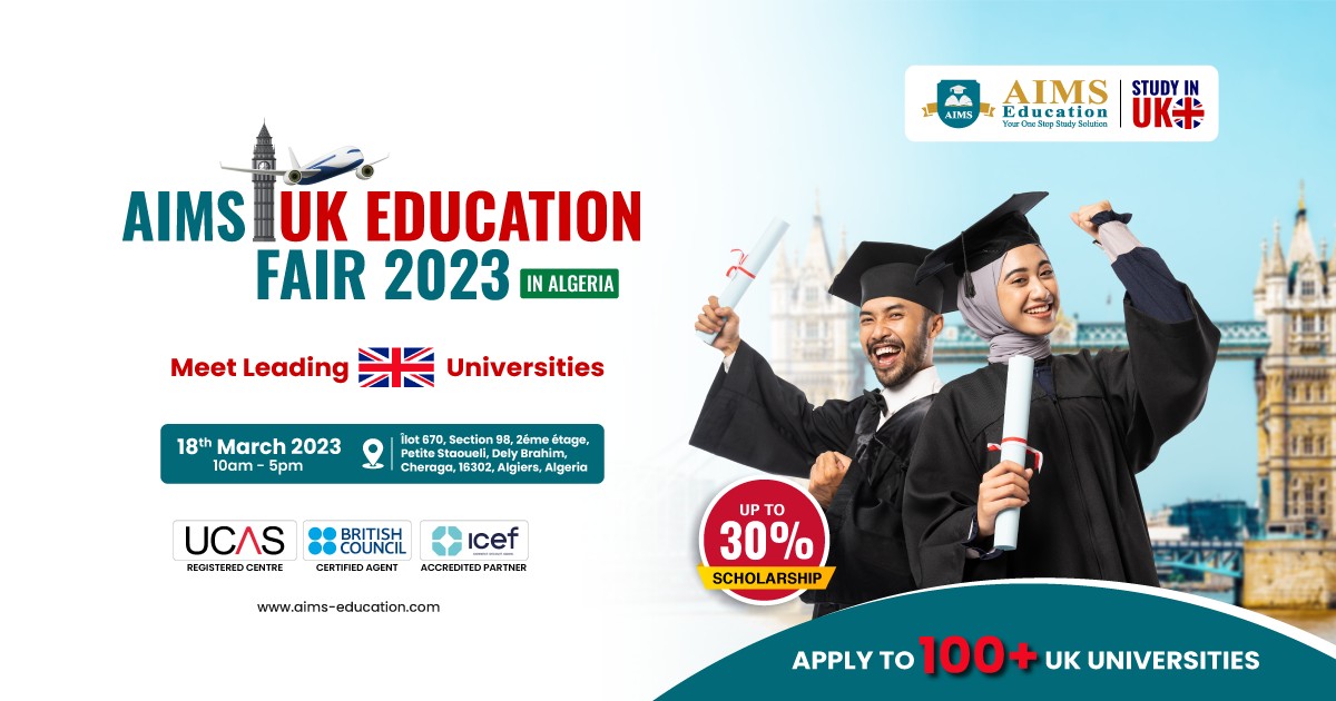 AIMS UK Education Fair 2023 in Algeria