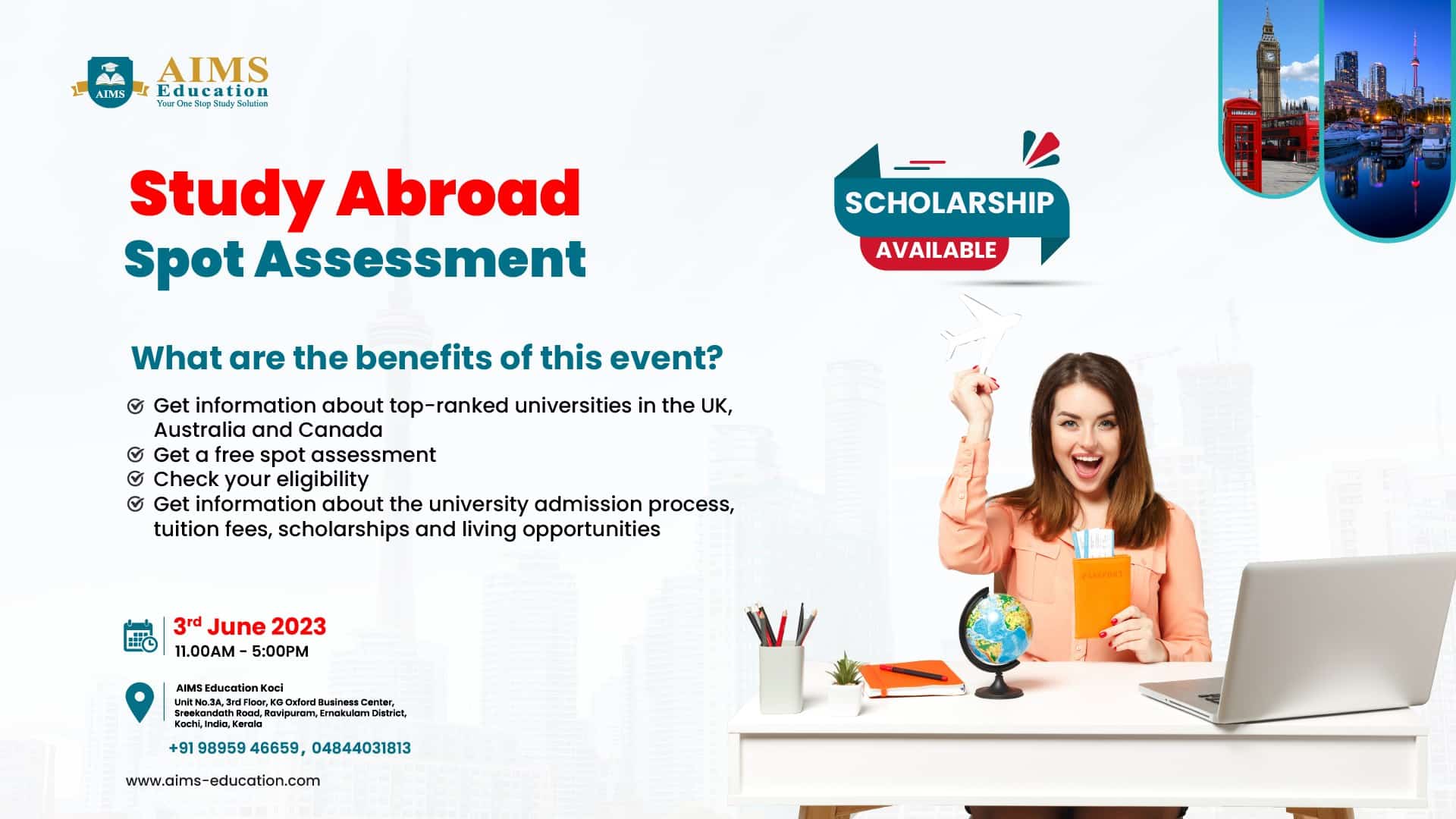 Study Abroad Spot Assessment in Kochi