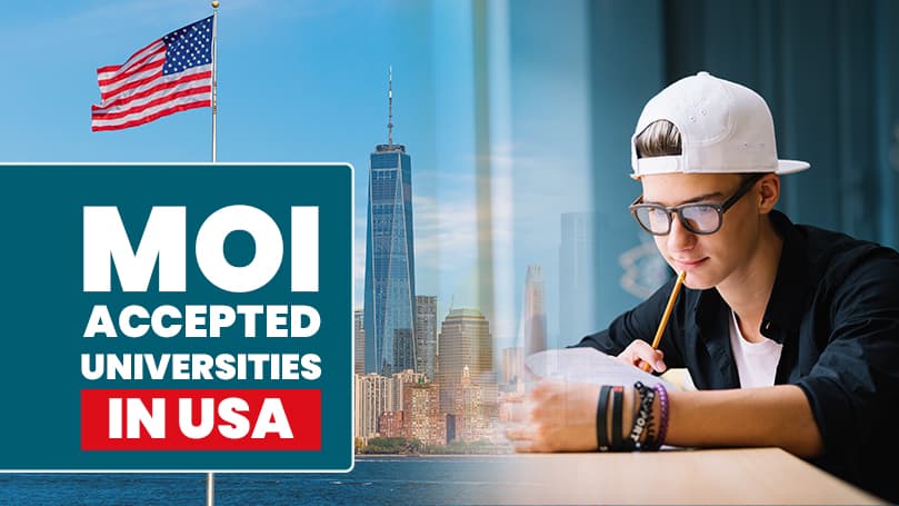 MOI Accepted Universities in USA